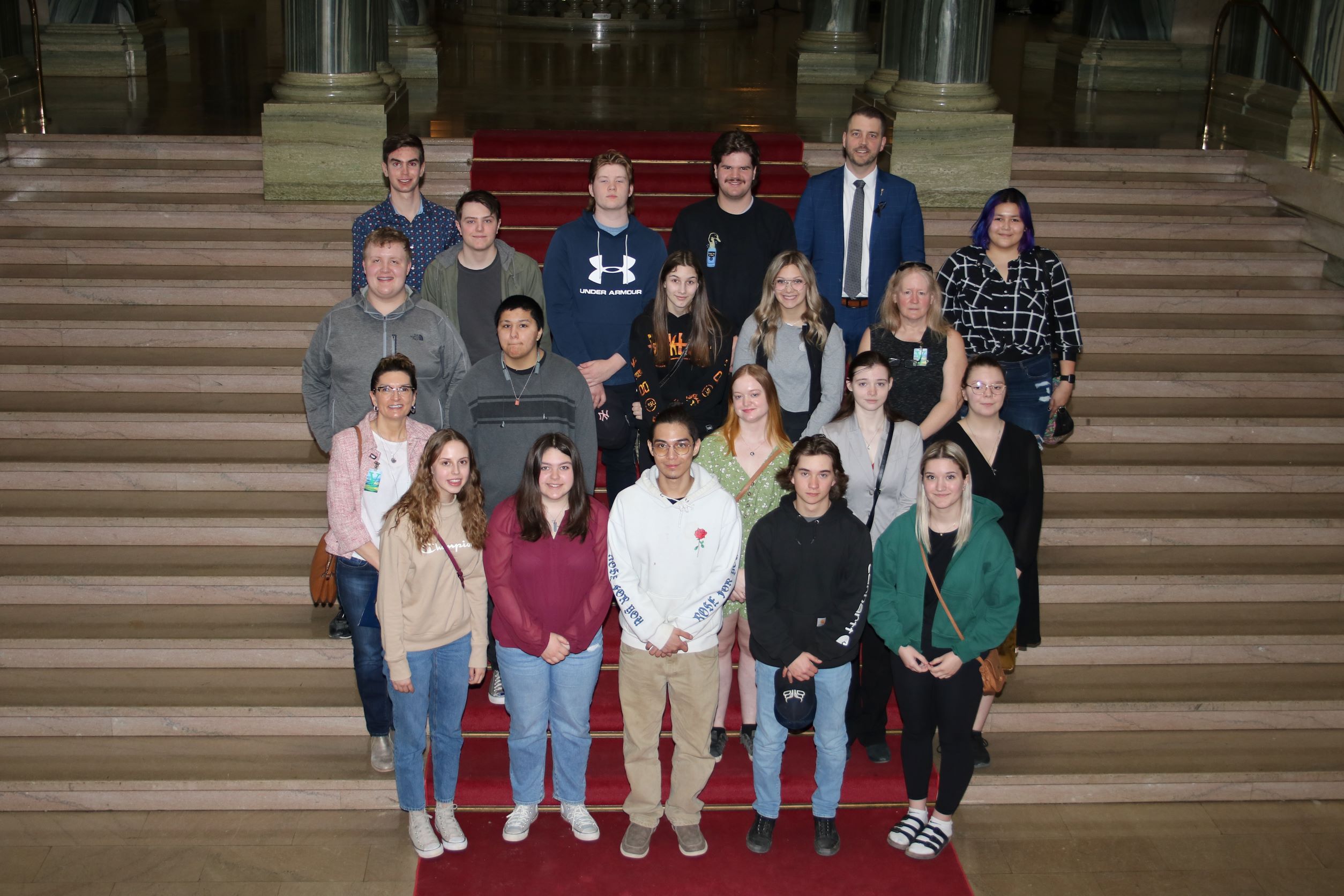 Students from Peacock Collegiate (April 28, 2022)